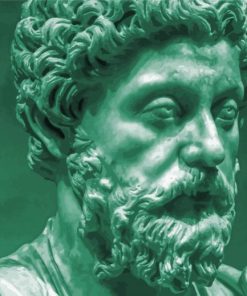 Green Marcus Aurelius paint by number