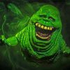 Green Slimer paint by number