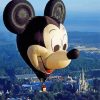 Hot Air Balloon Disney paint by number