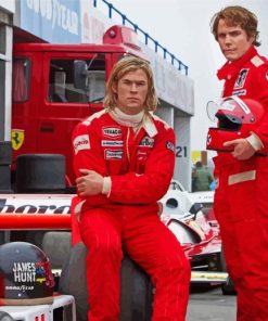 James Hunt Rush Movie paint by numbers