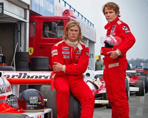 James Hunt Rush Movie paint by numbers