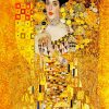 Lady In Gold Art paint by numbers