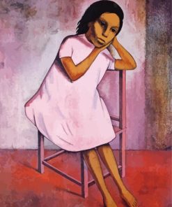 Lonely Girl By Gustavo Montoya paint by number