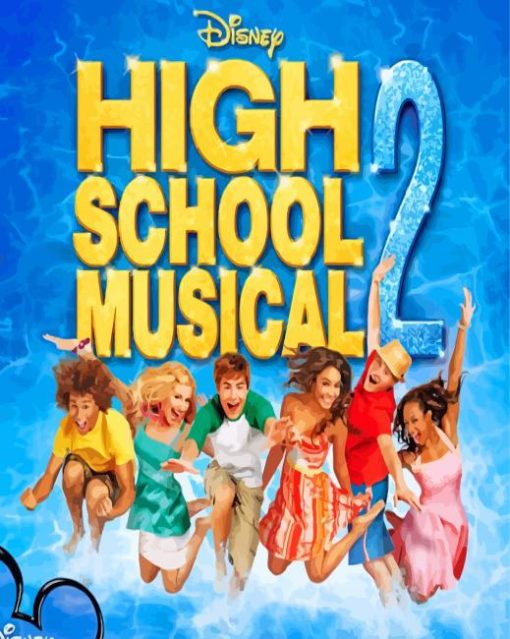 Movie Poster High School Musical paint by numbers