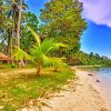 Nature Landscape Beach chairs paint by number