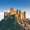 Obidos Castle paint by number