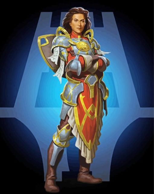 Paladin Lady Liadrin paint by numbers