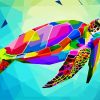 Pop Art Turtle paint by number