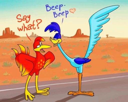 Road Runner Runners paint by numbers