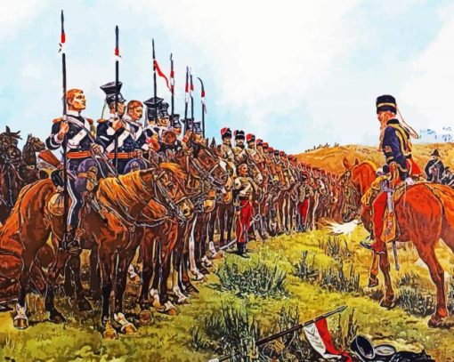 The Charge Of Light Brigade Battle paint by numbers