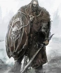 The Northman Character paint by number