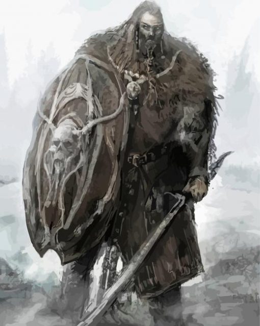 The Northman Character paint by number