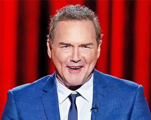 The Comedian Norm Macdonald paint by numbers