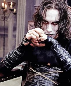 The Crow Movie Actor paint by numbers