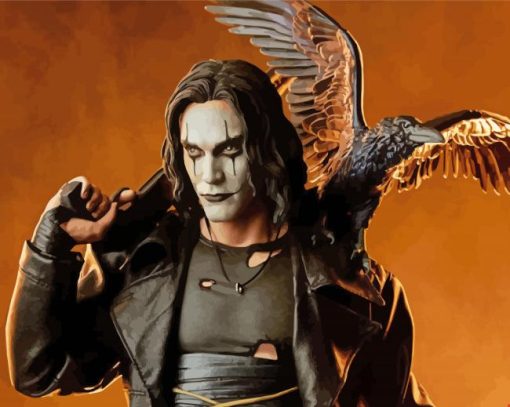 The Crow Movie Character paint by numbers