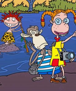 The Delajungle Family The Wild Thornberrys paint by numbers