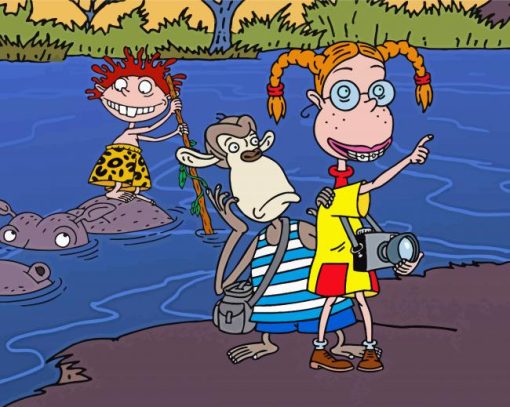 The Delajungle Family The Wild Thornberrys paint by numbers