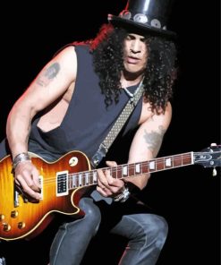 The Guitarist Slash paint by number