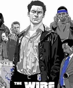 The Wire Poster paint by number