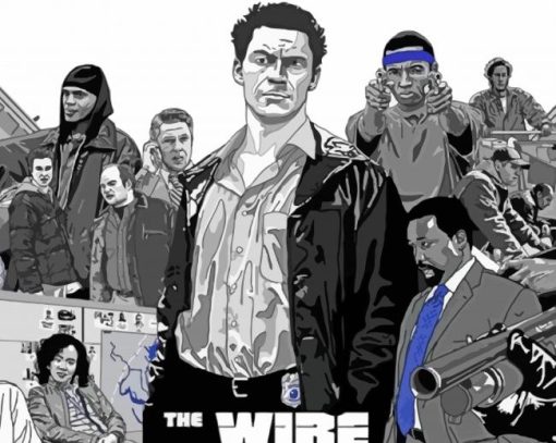 The Wire Poster paint by number