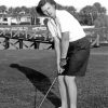 Vintage Woman Playing Golf paint by numbers