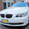 White BMW 535i Car paint by numbers