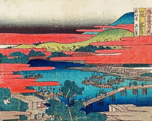 Yamashiro Landscape Art paint by numbers