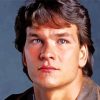 Young Patrick Swayze paint by numbers