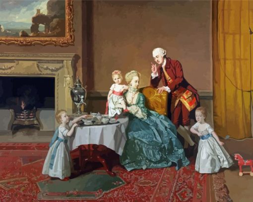 18 Century Family Paint By Numbers