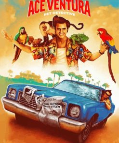 Ace Ventura Poster paint by numbers