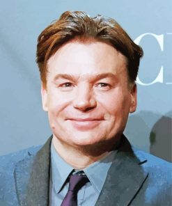 Actor Mike Myers paint by numbers