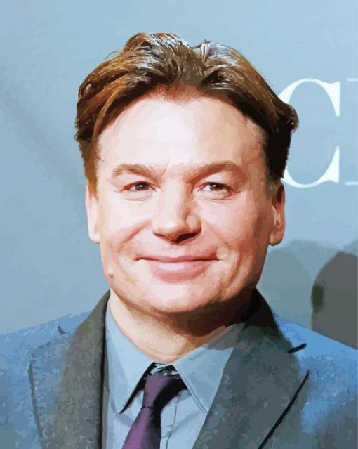 Actor Mike Myers paint by numbers