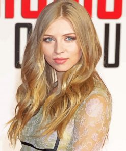 Actress Hermione Corfield paint by numbers