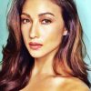 Actress Solenn Heussaff paint by numbers