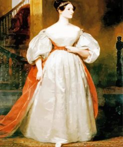 Ada Lovelace Mathematician paint by numbers