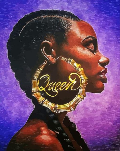 Black Queen Art Paint By Number