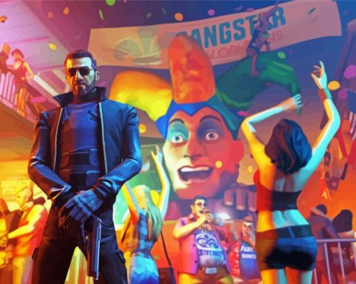 Aesthetic Gangstar Vegas Video Game paint by numbers