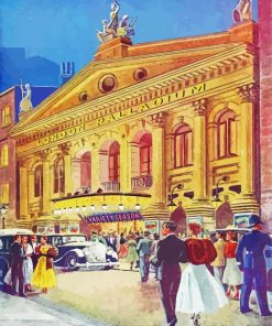 Aesthetic London Palladium Art paint by numbers