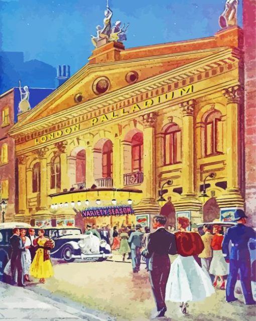 Aesthetic London Palladium Art paint by numbers