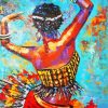 African Dancer Girl paint by numbers