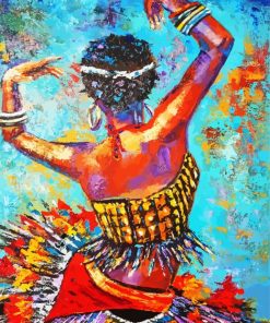 African Dancer Girl paint by numbers