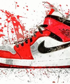 Air Jordan 1 Art paint by numbers