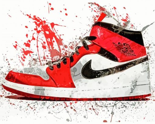 Air Jordan 1 Art paint by numbers