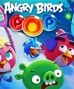 Angry Pop Birds paint by numbers