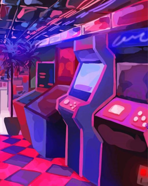 Arcade Game paint by numbers