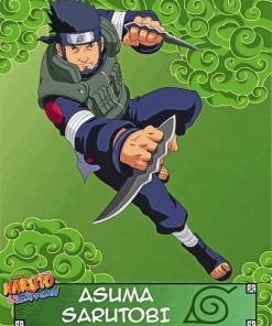 Asuma Sarutobi paint by numbers