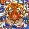 Auburn Tigers Art paint by numbers