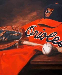 Baltimore Orioles Art paint by numbers