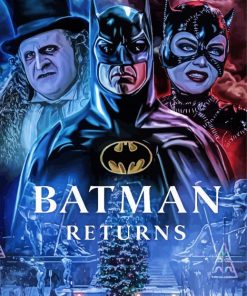 Batman Returns paint by numbers