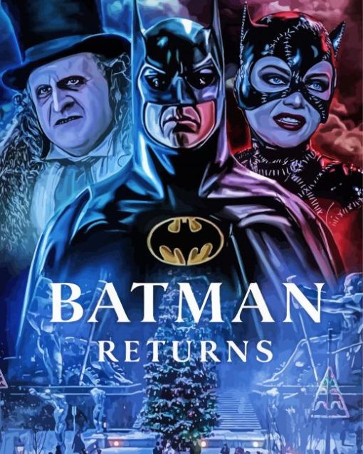 Batman Returns paint by numbers